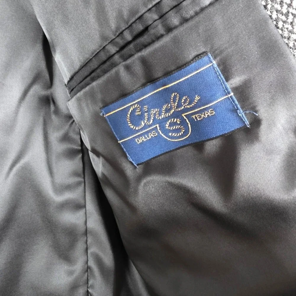 Circle S Dallas Texas Mens‎ 40L Blazer Western Tweed Cowboy
